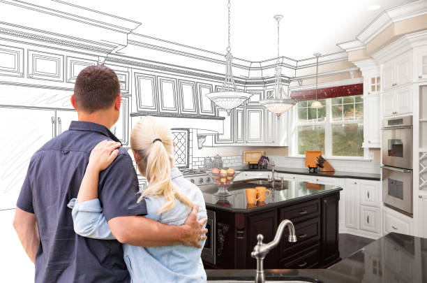 Professional Kitchen Flooring technician working in Thornton, PA